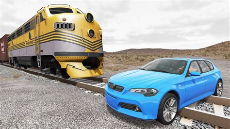 Realistic Train Accidents #1 - Beamng.Drive - YouTube