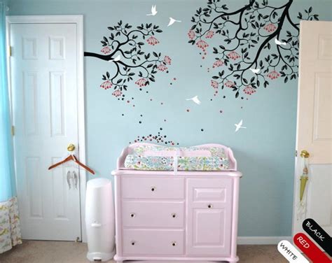 Nursery Branches Wall Decal Vinyl Wall Sticker Two Piece - Etsy