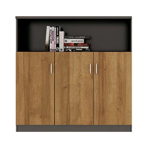 Simple Design Wooden Office Filing Cabinet 3 Doors Office Cabinet ...