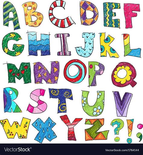 ABC Kids funny alphabet. Download a Free Preview or High Quality Adobe Illustrator Ai, EPS, PDF ...