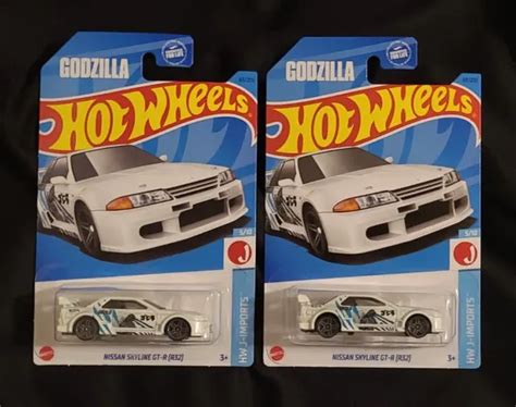 2023 HOT WHEELS GODZILLA Nissan Skyline GT-R R32 White HW J-Imports - Lot of 2 EUR 11,21 ...