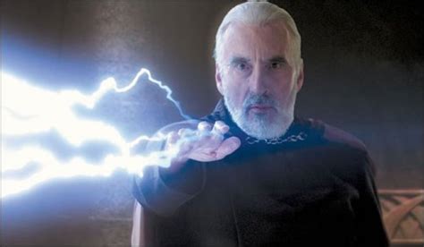 Count Dooku - Darth Tyrranus - Force Lightning. Blank Template - Imgflip