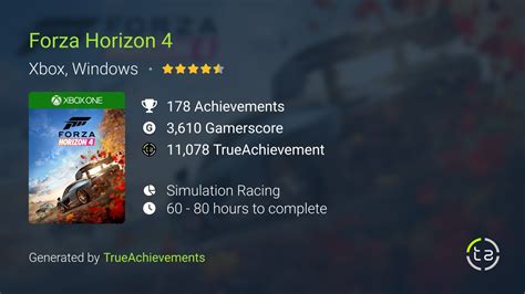 Forza Horizon 4 Achievements | TrueAchievements