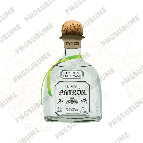 Patron Tequila Bottle PNG for Sublimation Use DIGITAL DOWNLOAD Transparent Background Spirits ...