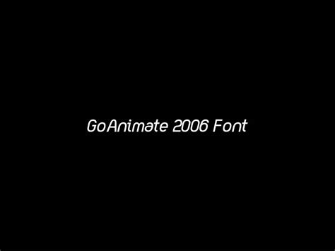 GoAnimate 2006 Font by Charlieaat on DeviantArt