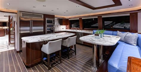 Yacht Galley Design | Yacht Interiors | Ft. Lauderdale Florida