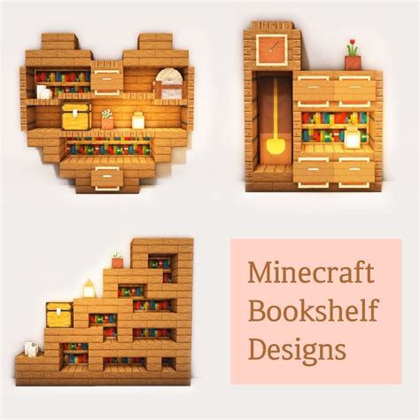 Wooden bookshelf designs : aesthetics13_mc