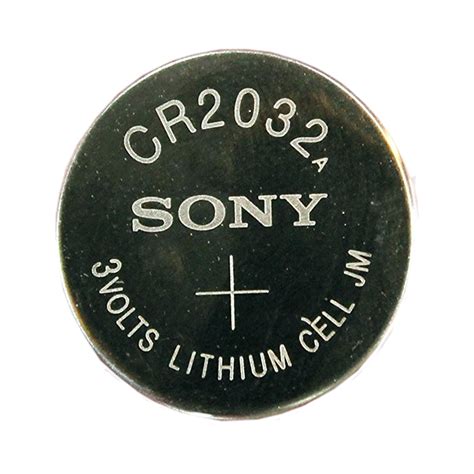 CR2032 Sony 3 Volt Lithium Coin Cell Battery