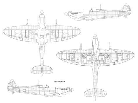 Spitfire Mk.IX | Fixed wing aircraft, British aircraft, Aircraft