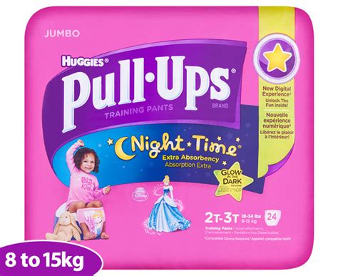 Huggies GLOW Jumbo Pull-Ups Cinderella 24-Pack | Catch.com.au