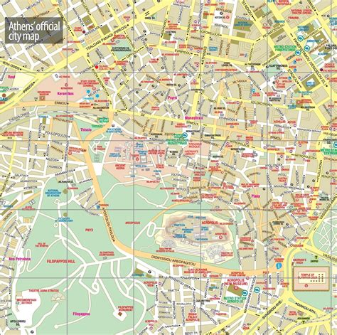 Map of Athens: offline map and detailed map of Athens city