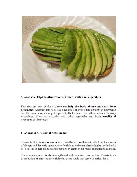 Avocado calories half and benefits of avocado | PDF