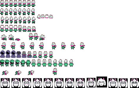 (OC) Hatless Ralsei sprite edits! : r/ralsei