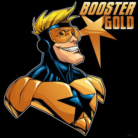 Booster Gold by dwaynebiddixart on DeviantArt