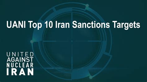 UANI Top 10 Iran Sanctions Targets | UANI