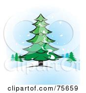 Royalty-Free Vector Clip Art Illustration of a Mature Tree With A Lush Canopy - 3 by Lal Perera ...