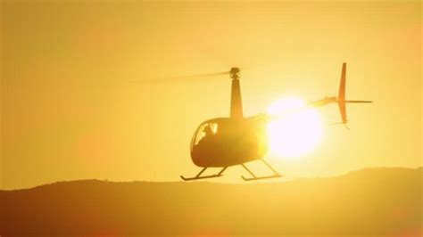 Aerial View Helicopter Flying Over Mountains Stock Footage Video (100% ...