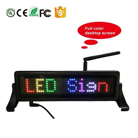 GSM Communication Full Color LED Auto Sign 8X48 LED Car Display Sign ...