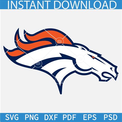 Denver Broncos Horse Head Logo SVG, Denver Broncos Team SVG