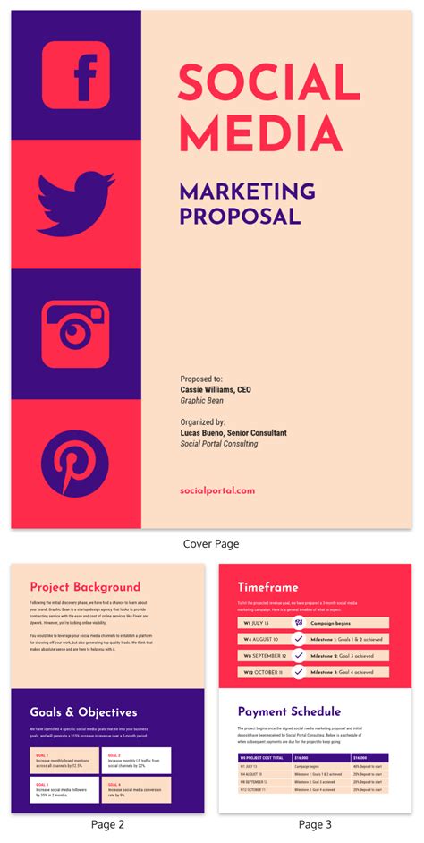 Social Media Consulting Proposal Template - Venngage