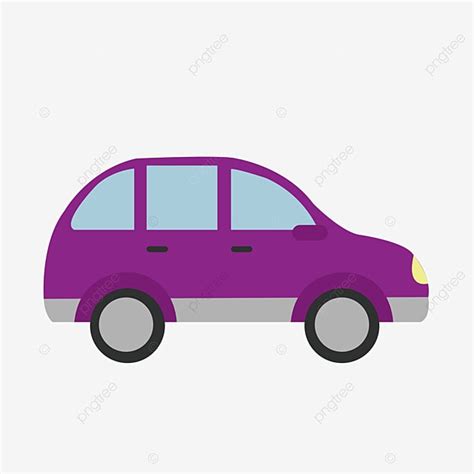 Purple Car Clipart Transparent Background, Purple Car, Car, Vehicle, Material PNG Image For Free ...