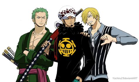 HD wallpaper: One Piece character fan aRt, Sanji, Trafalgar Law, Roronoa Zoro | Wallpaper Flare