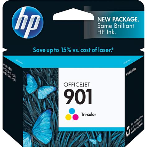 HP 901 Tri-color Officejet Ink Cartridge CC656AN B&H Photo Video