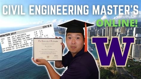 My Civil Engineering Masters Degree In 17 Minutes | Online Masters Degree - YouTube