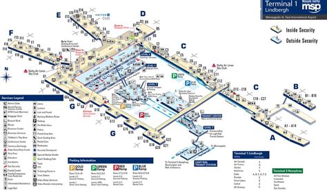 Minneapolis–Saint Paul International Airport in 2022 | Airport map, Minneapolis airport, Airport