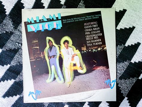 Miami Vice TV Soundtrack Vinyl Record Don Johnson 80s Classic | Etsy