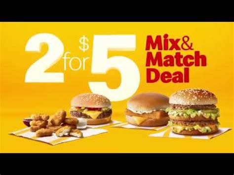 McDonald's - 2 for $5 Mix & Match Deal - TV Ad Music