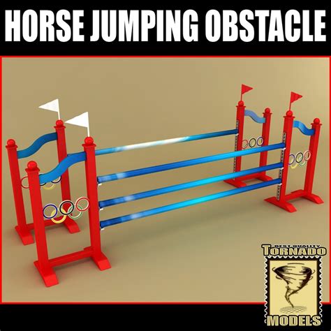 Horse Jumping Obstacle 3d Model