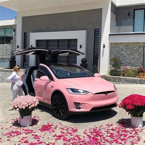 Luxury | Lifestyle | Wealth on Instagram: “Pink Tesla gift 😍 ️ I love it 👌🏼 - - Help us grow our ...