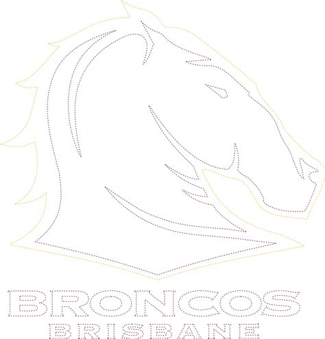 Brisbane Broncos NRL Logo SVG Vector Lightburn Digital Download - Etsy ...