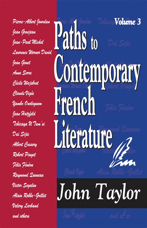 Paths to Contemporary French Literature | Taylor & Francis Group