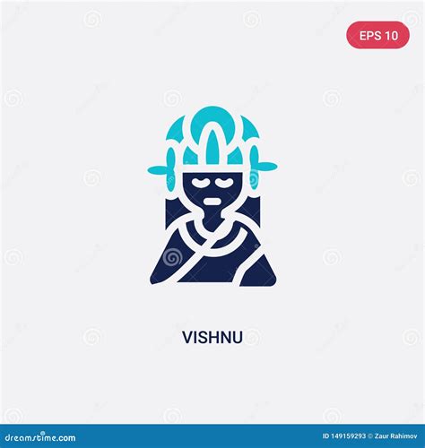 Vishnu Vector Icon On White Background. Flat Vector Vishnu Icon Symbol ...