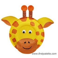 Paper Plate Giraffe