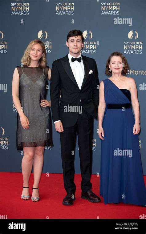 Zofia Wichlacz, Jonah-hauer King and Lesley Manville attend the closing ceremony of the 59th ...