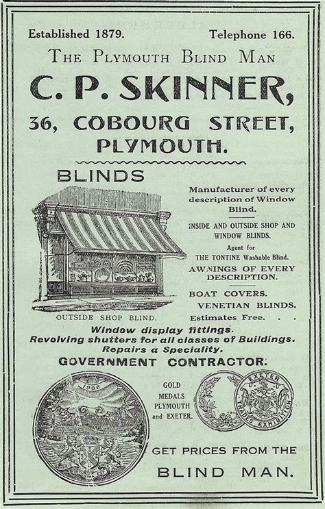 The Plymouth Blind Man | Advertisement from the 1932 edition… | Flickr