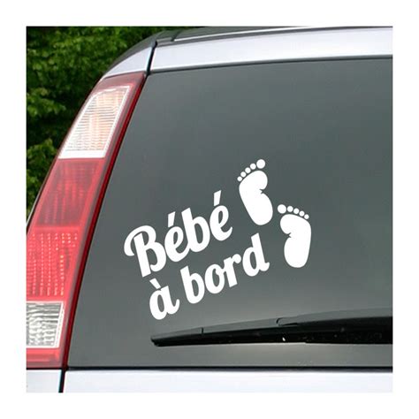 Stickers et Autocollants Voiture - Sticker Bébé à bord | Ambiance-sticker.com