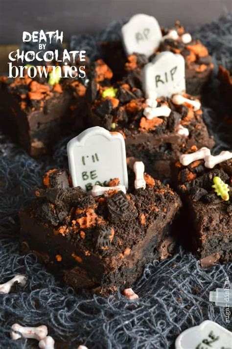 Death by Chocolate Brownies - The Southern Halloween Queen