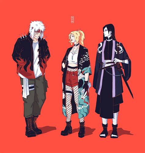 heya! it's me again with modern sannin : r/Naruto