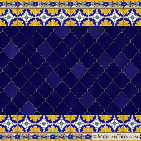 Mexican Tile - Nocturnal Sea Andaluz Terra Nova Mediterraneo Ceramic Tile