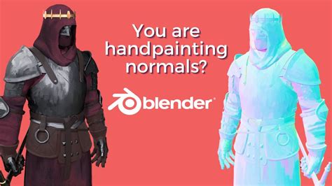 3d paintings in blender! My two cents on hand-painting normal maps ...