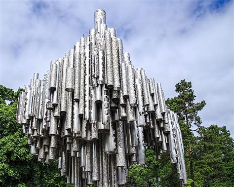 Sibelius Pipe Monument - Helsinki Finland Photograph by Jon Berghoff