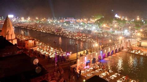 Diwali 2021: Deepotsav celebrations in Ayodhya with 12 lakh earthen lamps: In Pics | News | Zee News