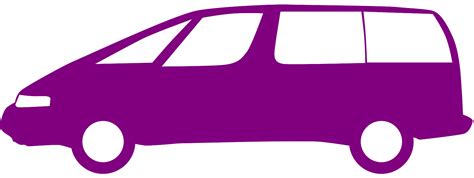 Minivan Silhouette | Free vector silhouettes