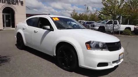 2014 Dodge Avenger SE Blacktop | White | EN133911 | Everett | Snohomish ...