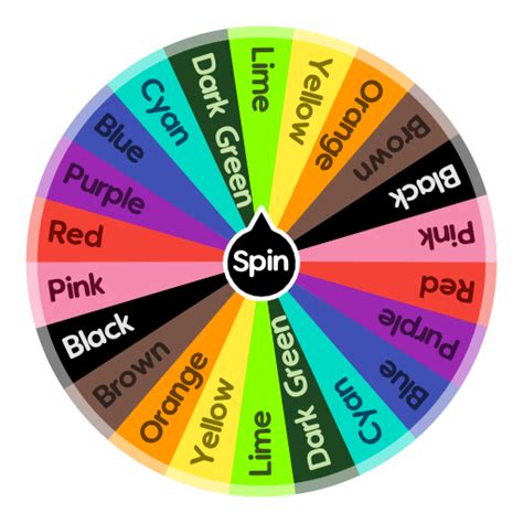 Among us colors | Spin The Wheel App