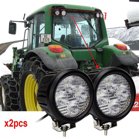 Round 40W tractor lights Led 5'' inch LED WORK LIGHT 12V 24V Rear ...